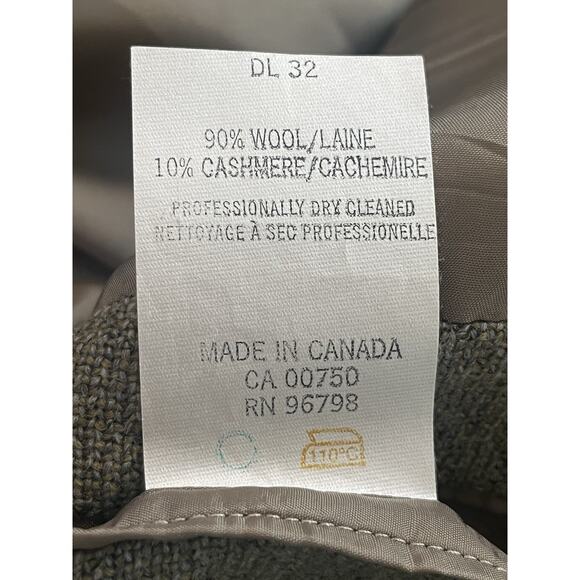 Ermenegildo Zegna Wool Cashmere Jacket •Men 42 S• Sport Coat Olive Green Blazer - Picture 10 of 11